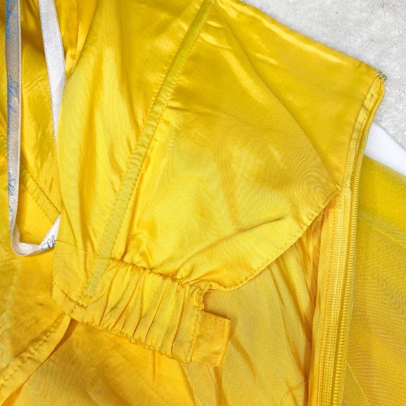 Shoshanna Strapless Silk Dress with Eyelet Detail - Picture 13 of 14